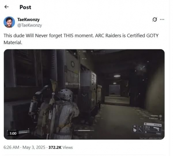 《Arc Raiders》Steam在线破41.6万