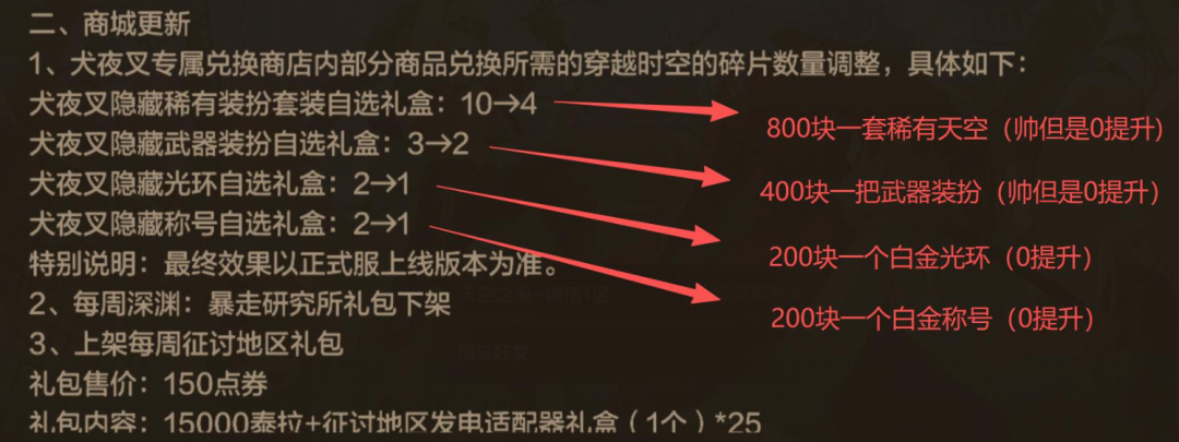 DNF手游：策划服了！14号紧急更新！下调联动价格！但还有2点玩家最关心的没有调整！