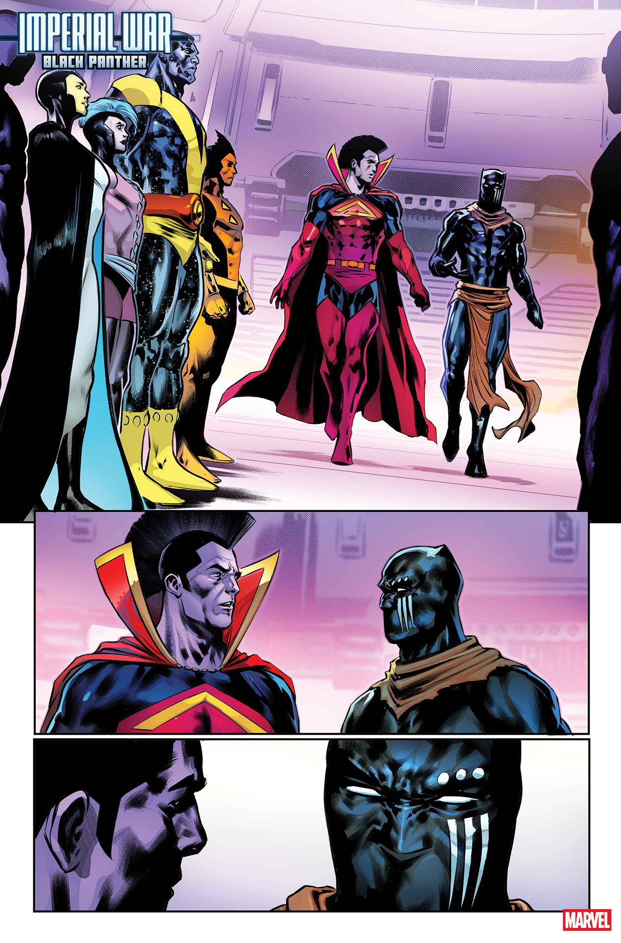 Black Panther encountering the Shi