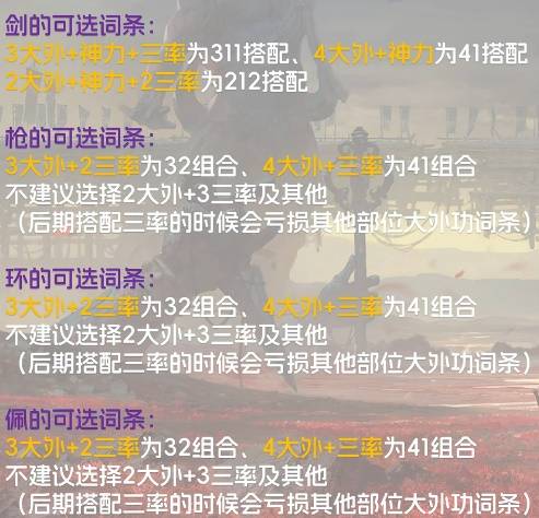 《燕云十六声》S4九剑九枪配装及循环教学