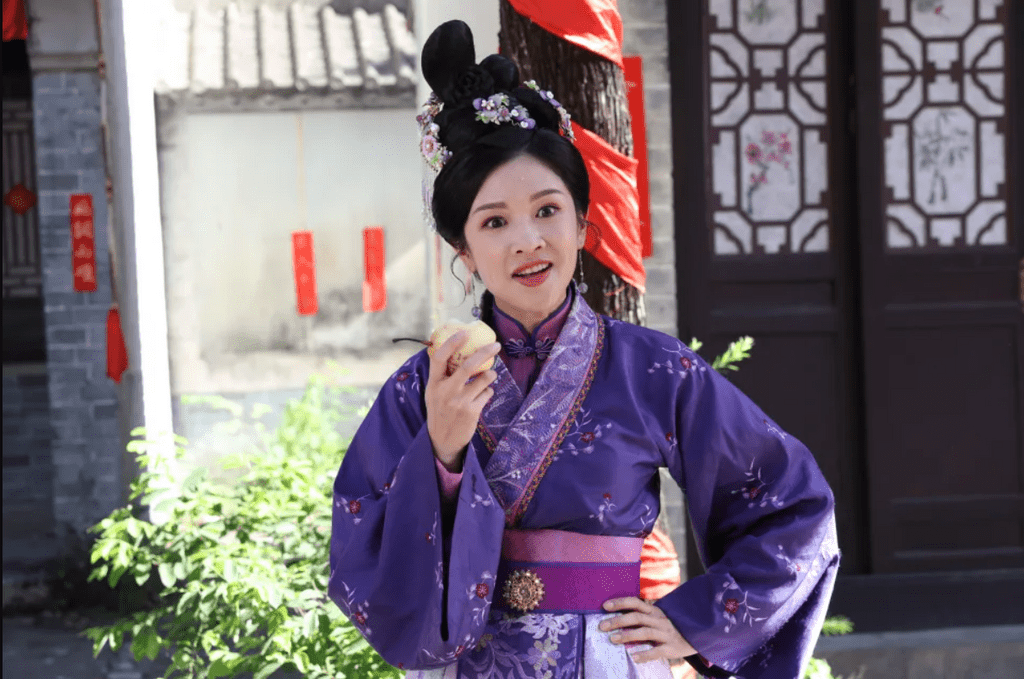 去年麥美恩在賀歲劇《黃金萬両》中飾演龍九。