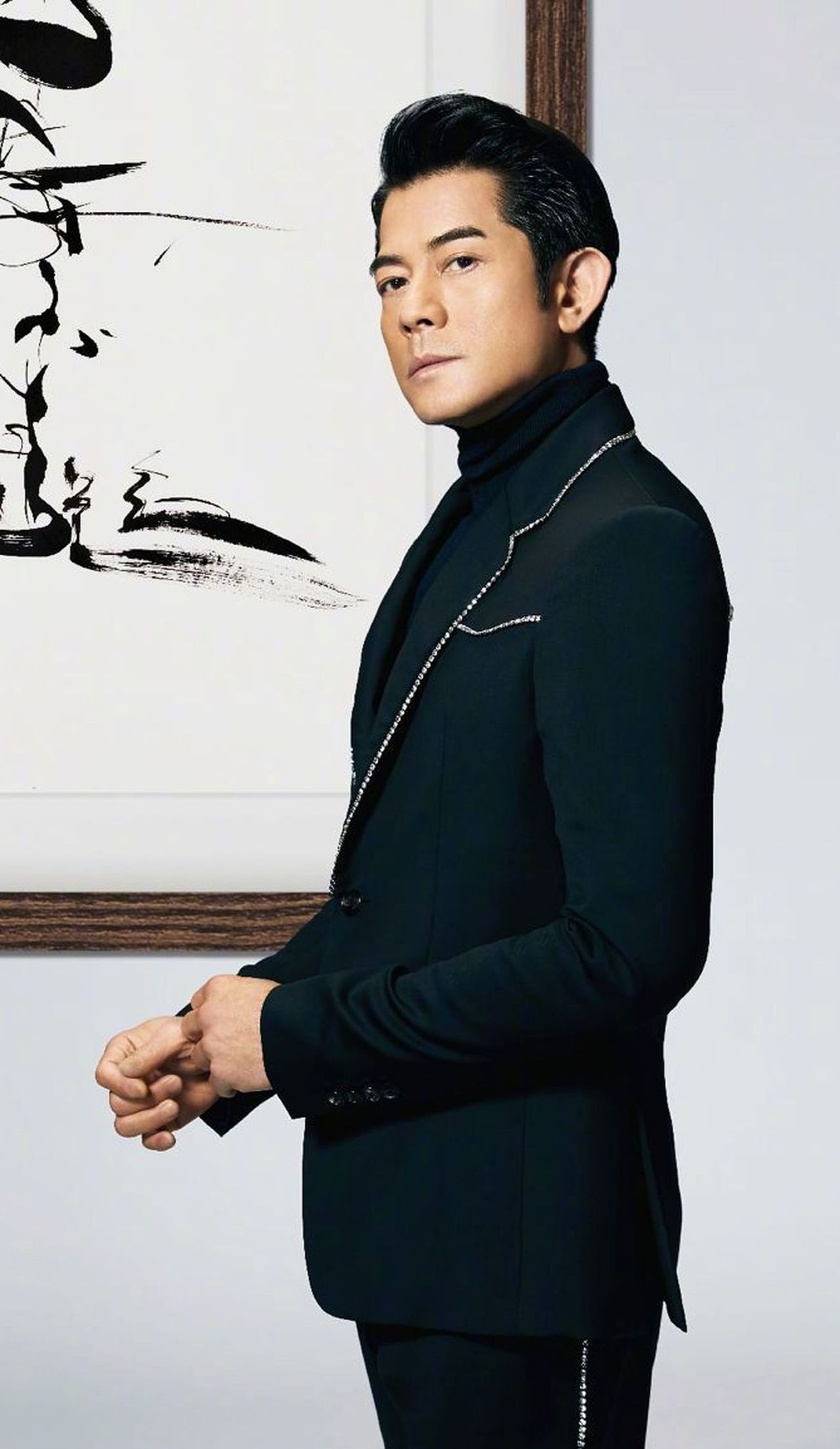 郭富城被問到追生四胎計畫時,回應「暫時沒有」。(取材自微博)