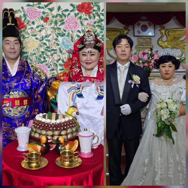 洪允化80年代复古婚纱照与40kg减重计划：结婚7周年的特别纪念