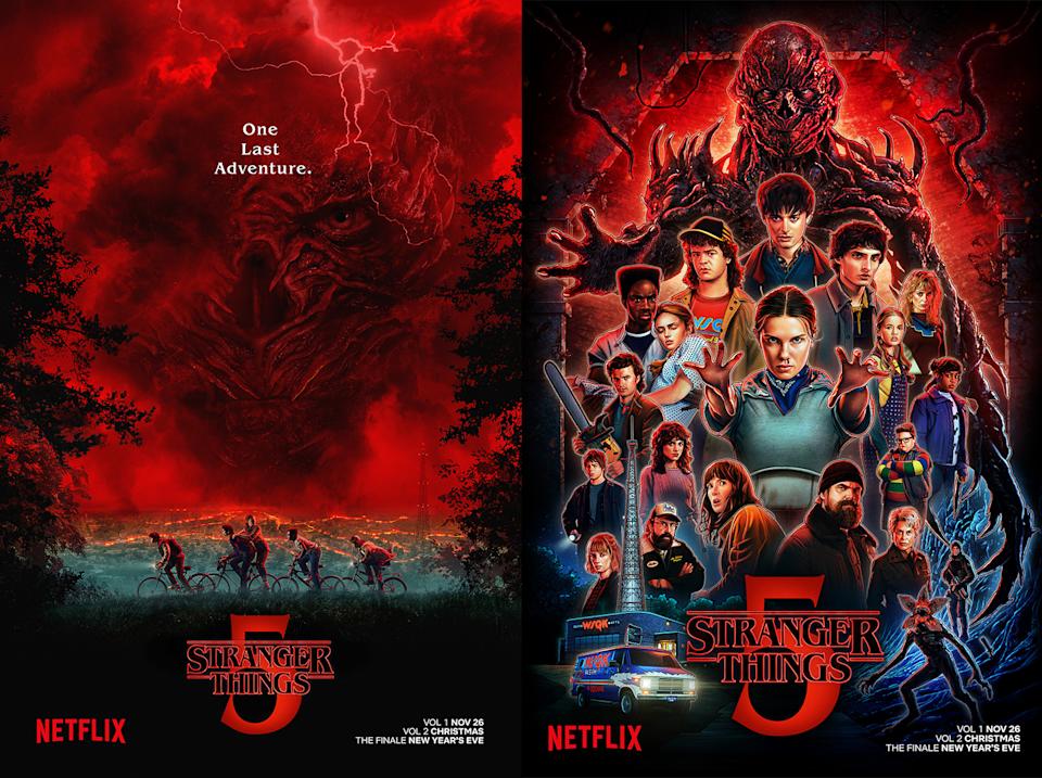《怪奇物語》第五季海報（Netflix提供）