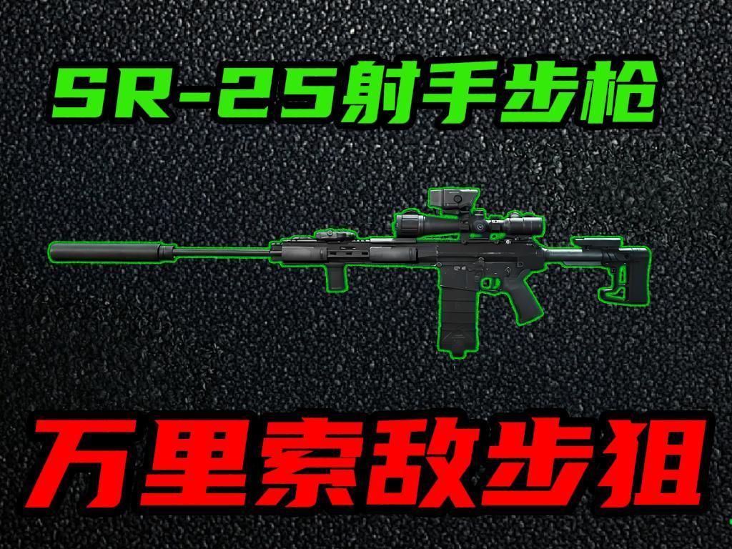 三角洲行动全面战场SR-25射手步枪改装方案：配件搭配、数据解析及实战技巧