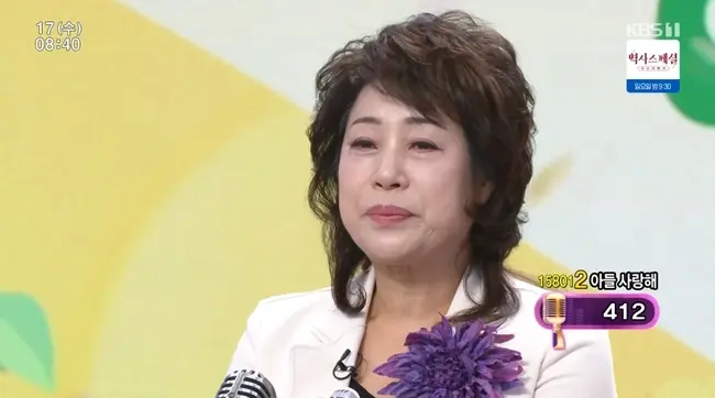 申明兰登上KBS《早晨庭院》分享失子之痛与人生逆袭：54岁大学毕业成为歌唱老师