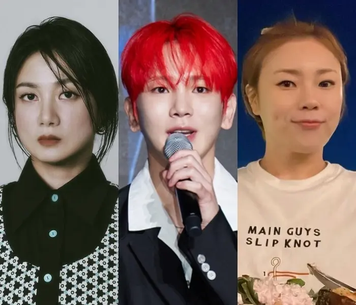 朴娜莱、SHINee Key与入짧은햇님因涉嫌非法医疗行为而暂停活动的合成照