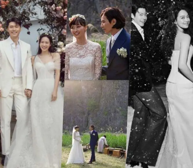 金宇彬申敏儿十年恋爱终成顶级明星夫妇，雪中婚礼被封冬季代表