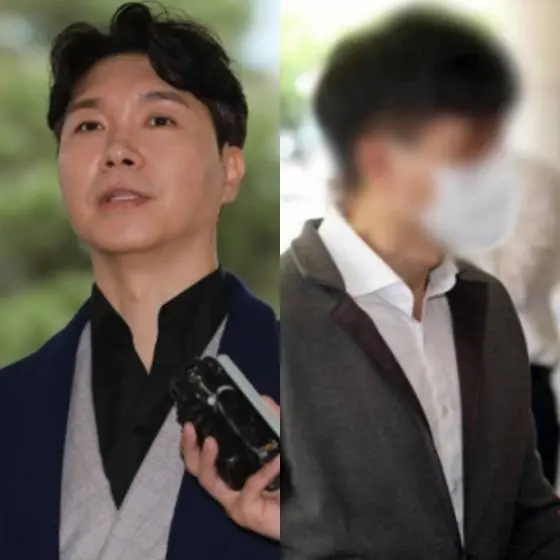 朴洙洪与亲哥哥朴某在媒体报道中被对比呈现的照片