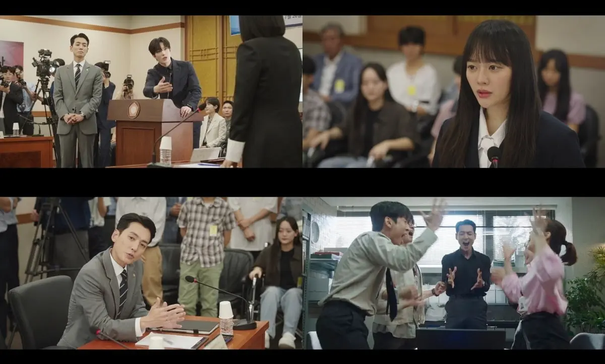 《프로보노》角色们在国会听证会上就亲族相盗例发言的关键场景