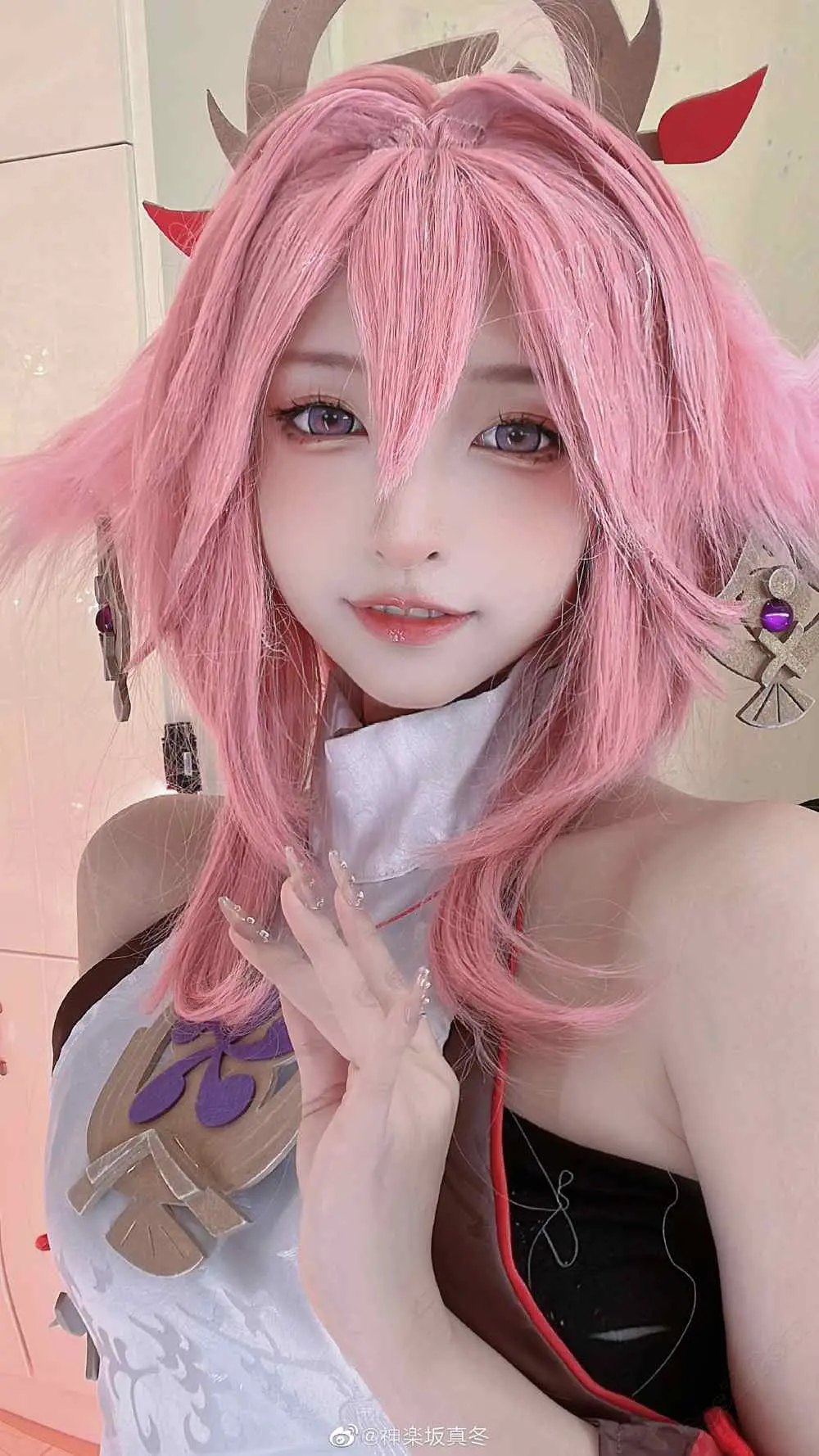 粉色系Coser神级颜值鉴赏_打破次元壁的甜美暴击_Cosplay美图推荐-C站