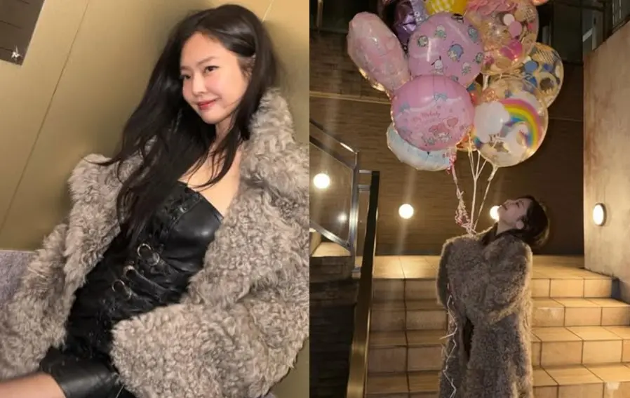 BLACKPINK Jennie 30岁生日派对现场布置与豪华蛋糕