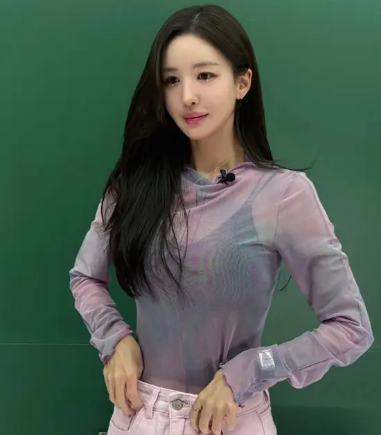 柳时元妻子李雅英SNS分享增重至40kg的体重秤照片