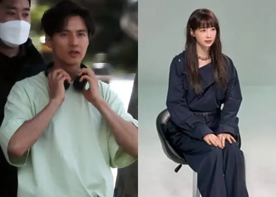 李奈映与元斌夫妇的对比合成照,展示了两人的近况反差