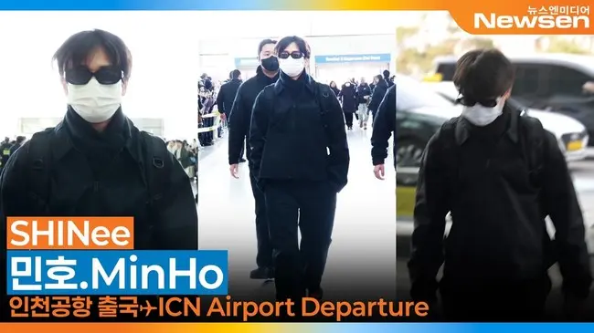 SM家族艺人包括东方神起Super Junior和aespa等现身仁川机场准备飞往日本福冈