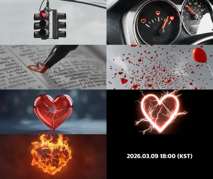 SHINee温流3月9日携新专《TOUGH LOVE》回归，预告片破碎红心引热议