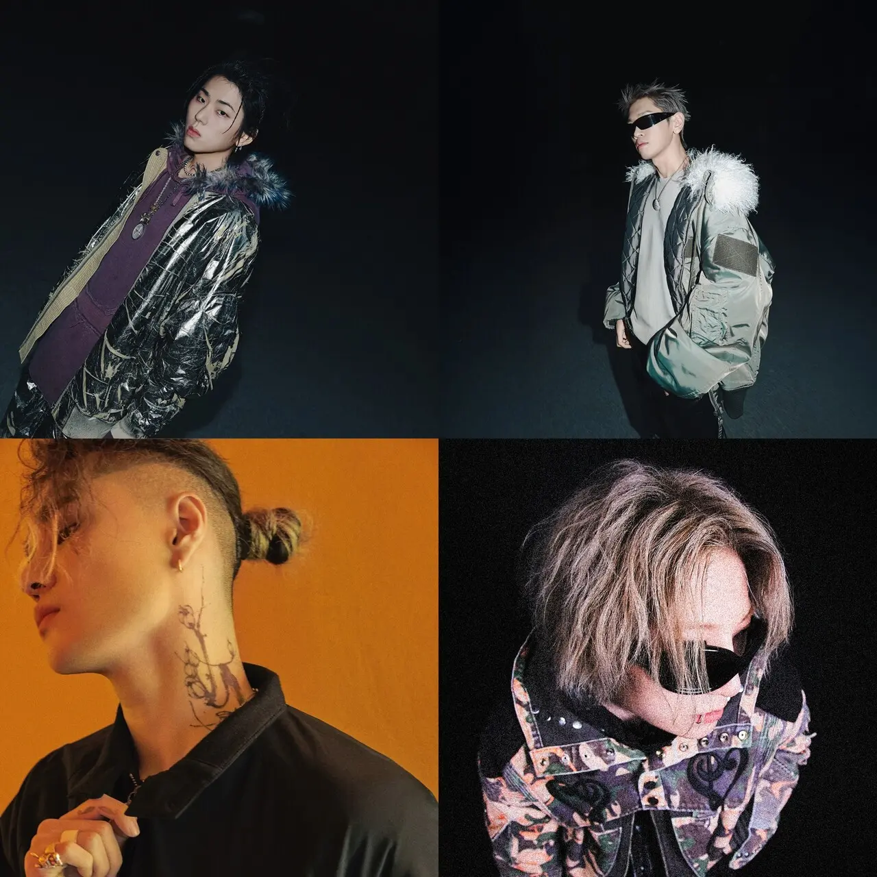 Zico与Crush合作新曲Yin and Yang混音版概念宣传照,展现独特音乐氛围