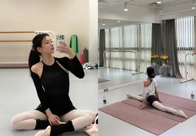 秀智在社交媒体分享的日常生活自拍,展现素颜好状态