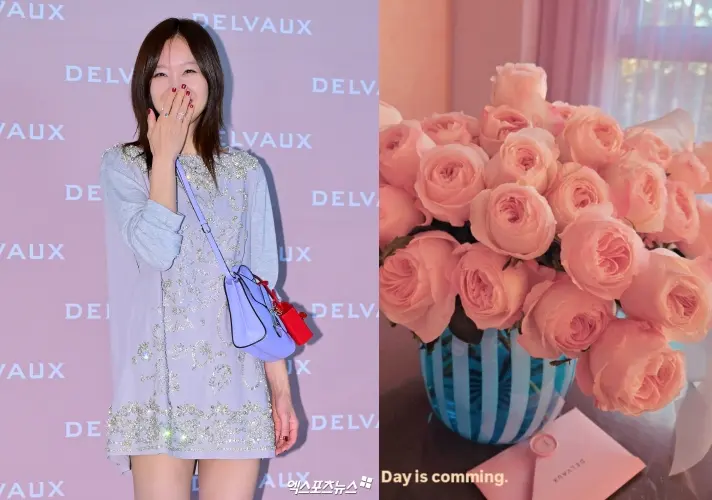 孔晓振Instagram发布的白色爱心表情与情人节状态