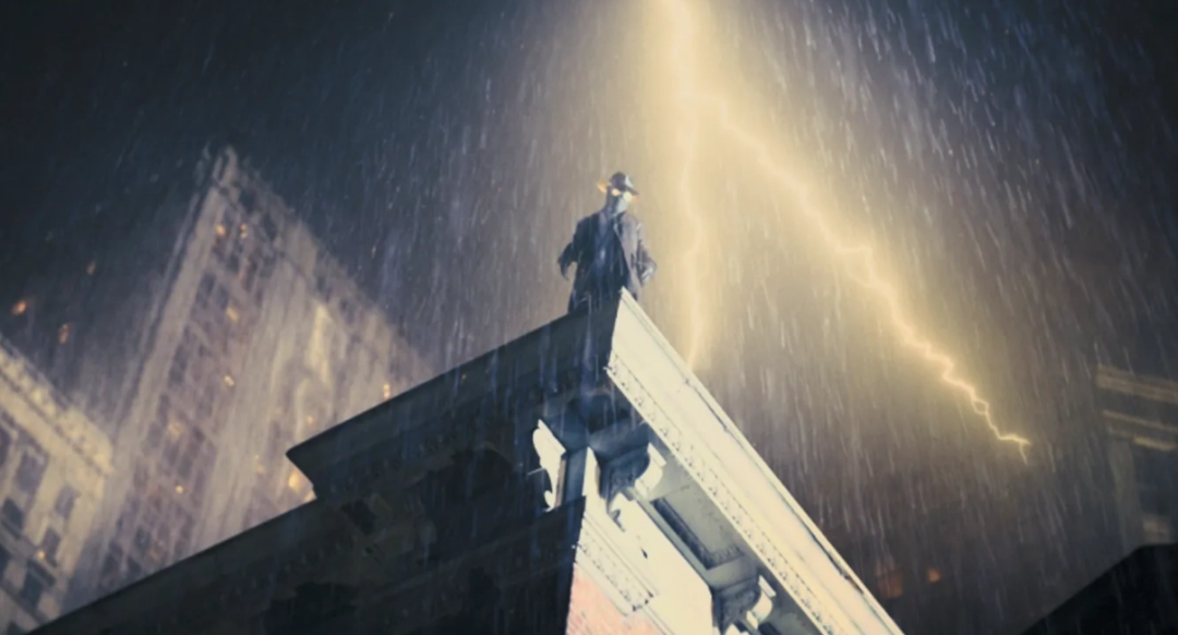 暗影蜘蛛侠剧集中的复古黑色电影场景细节