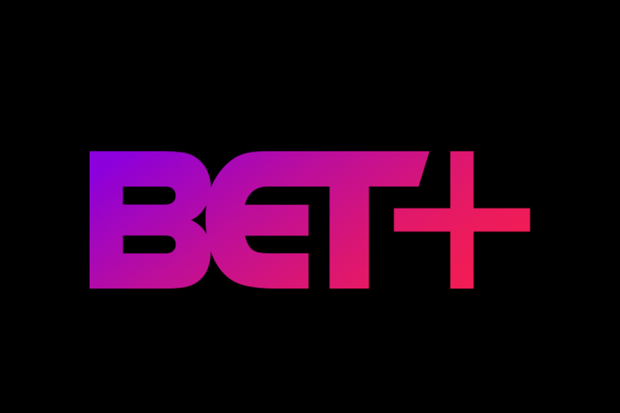 BET+流媒体服务标志与派拉蒙Paramount+合并示意图,展示泰勒·派瑞参与的影视内容