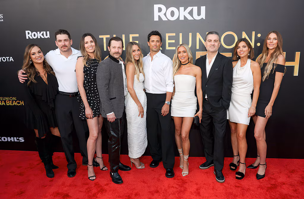 Roku’s The Reunion: Laguna Beach Premiere 2026, Jessica Smith Evans, Talan Torriero, Christina Sinclair, Trey Phillips, Lauren Conrad, Stephen Colletti, Kristin Cavallari, Dieter Schmitz, Morgan Smith