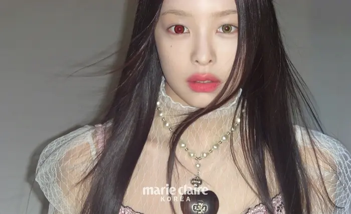 AtHeart核心成员娜贤登上嘉人杂志美妆画报展现独特时尚魅力