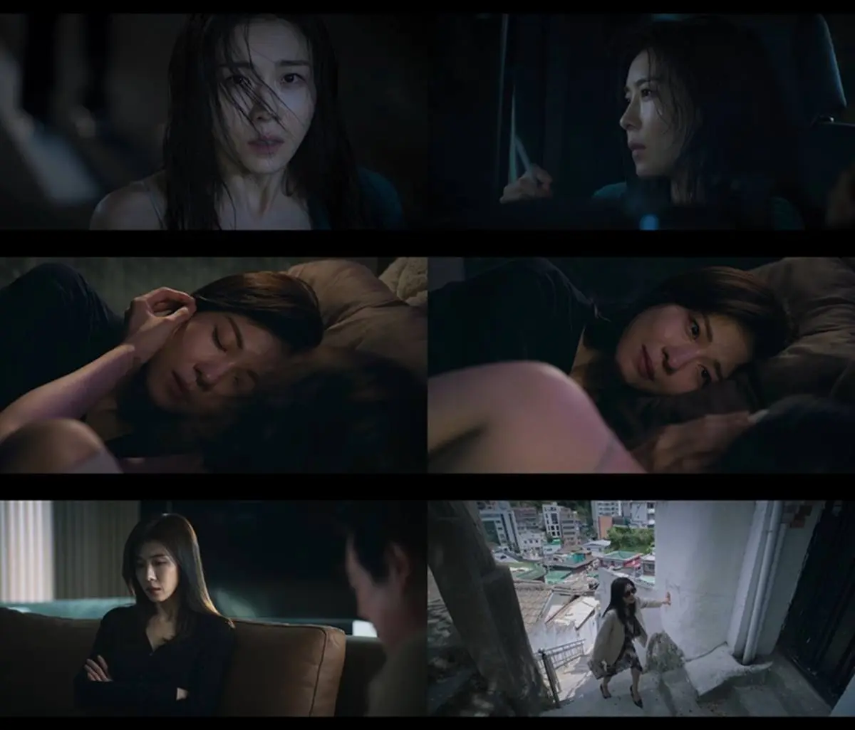 河智苑饰演的秋尚雅在《Climax》中下跪流泪上演惊悚反转