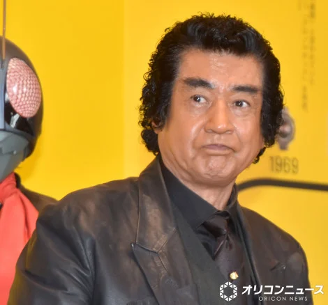 『トップタイム B01 レーシング 仮面ライダー リミテッド』ポップアップストア取材会に参加した藤岡弘、 (C)ORICON NewS inc.