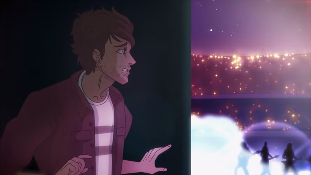 《迷醉》中关于One Direction的动漫同人场景