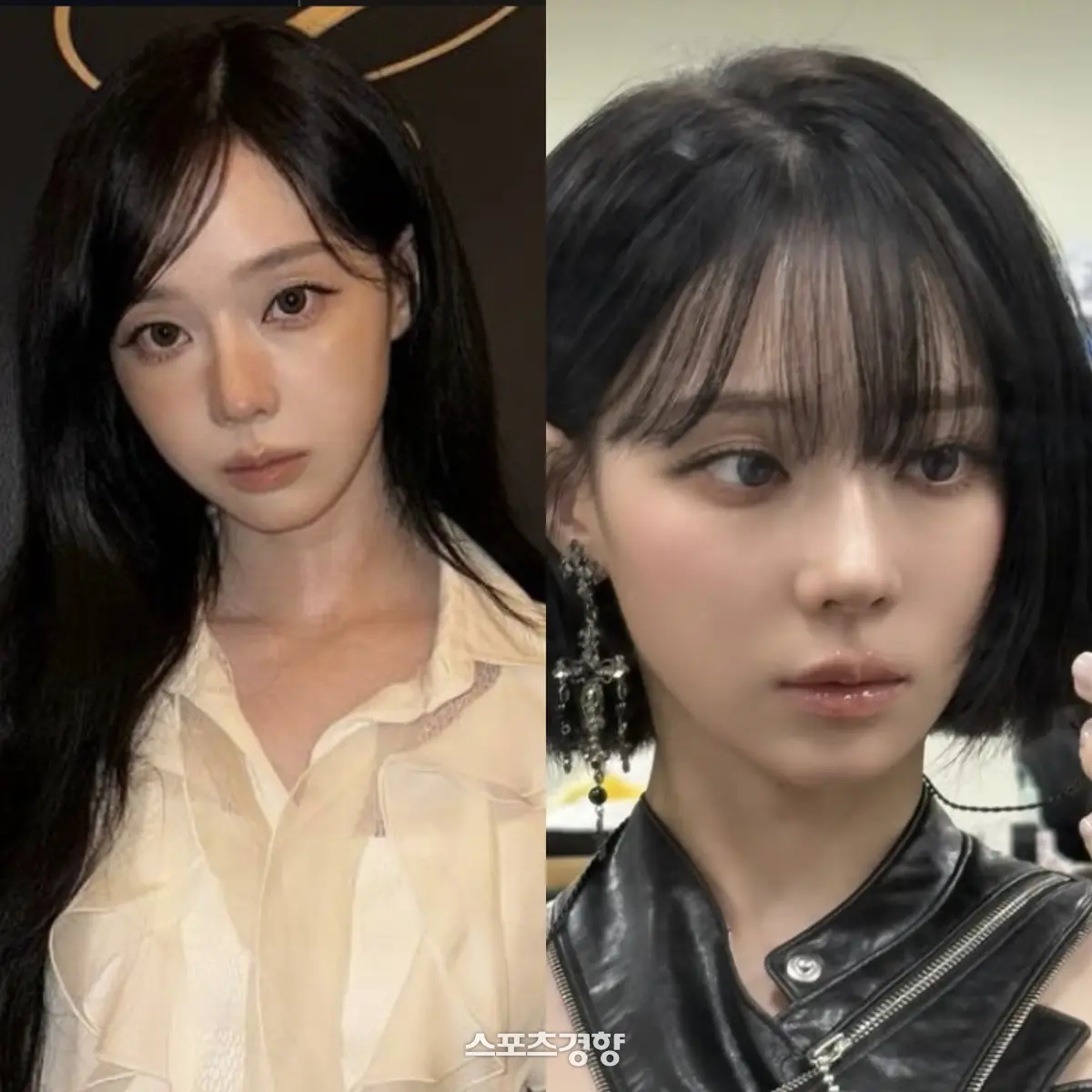 aespa Winter尝试全新妆容与拍摄角度的绝美自拍照片