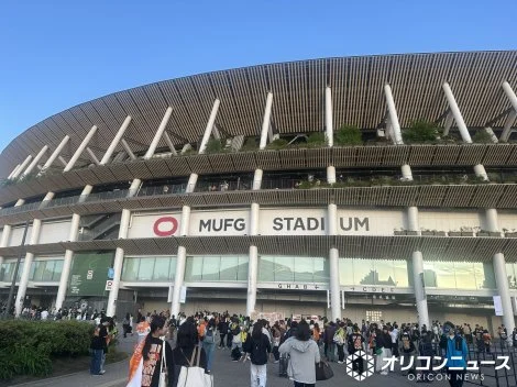 Mrs. GREEN APPLE新国立演唱会MUFG体育场现场外观图