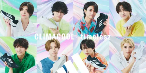 timelesz新专神曲助阵CM大秀运动鞋与凉鞋双面魅力