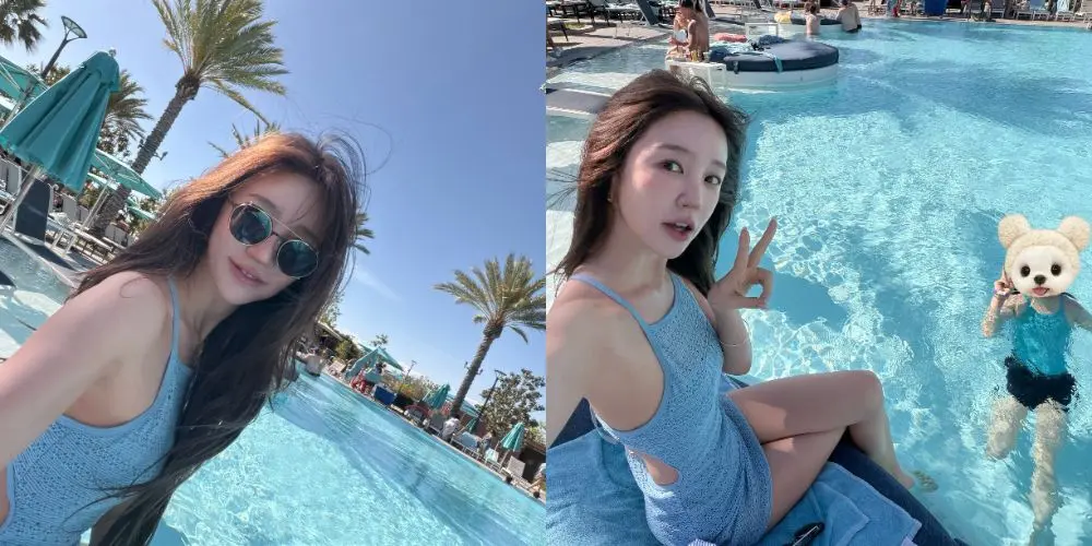 尹恩惠晒清凉泳装照秀身材 冻龄美貌引热议