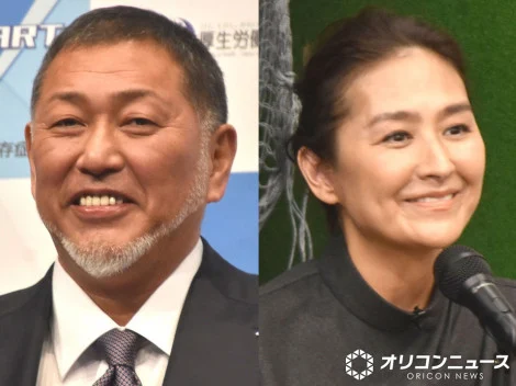 （左から）清原和博氏、亜希　（C）ORICON NewS inc.