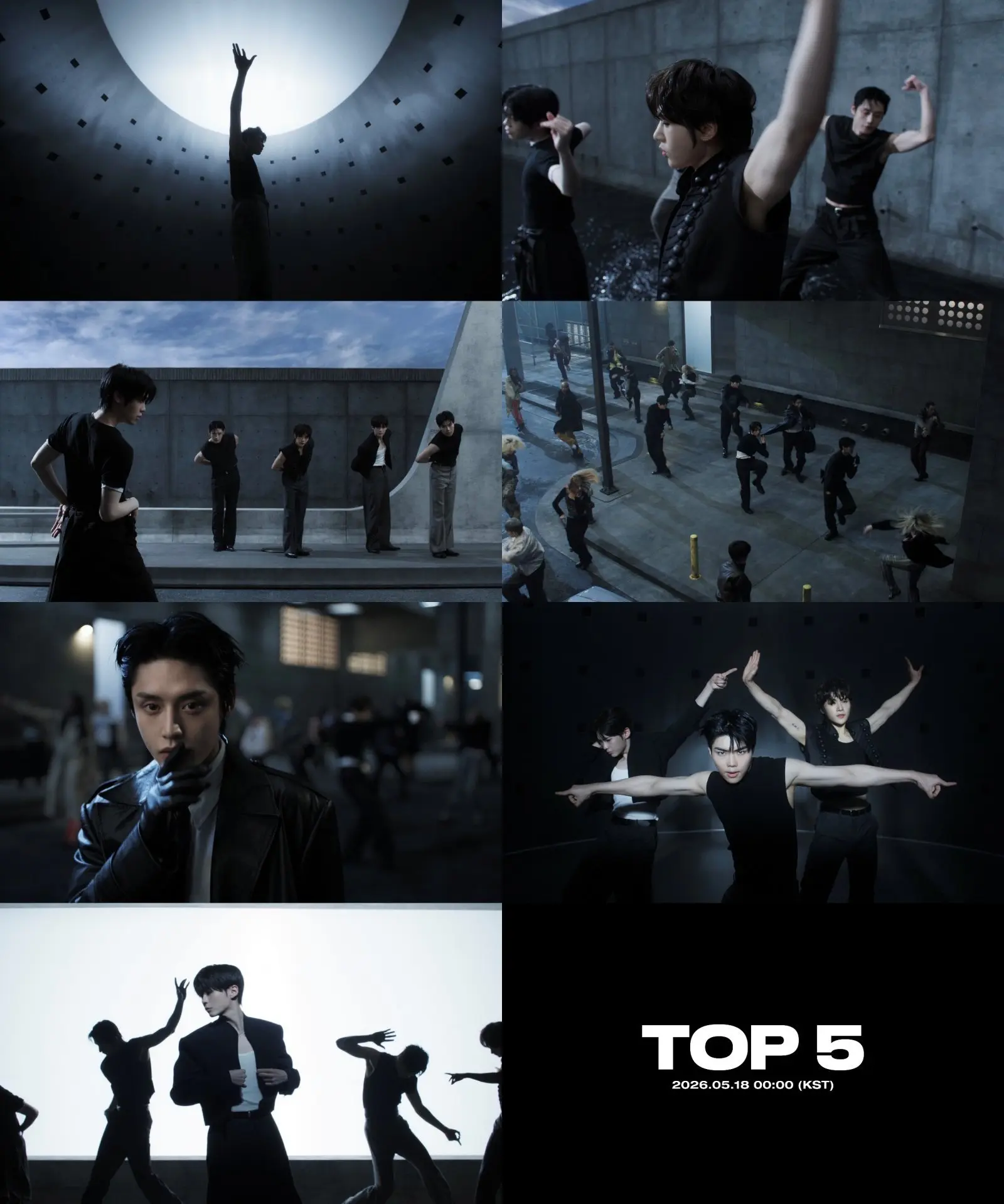 ZEROBASEONE新专《Ascend-》回归，主打歌《TOP 5》MV预告展现暗黑群舞实力