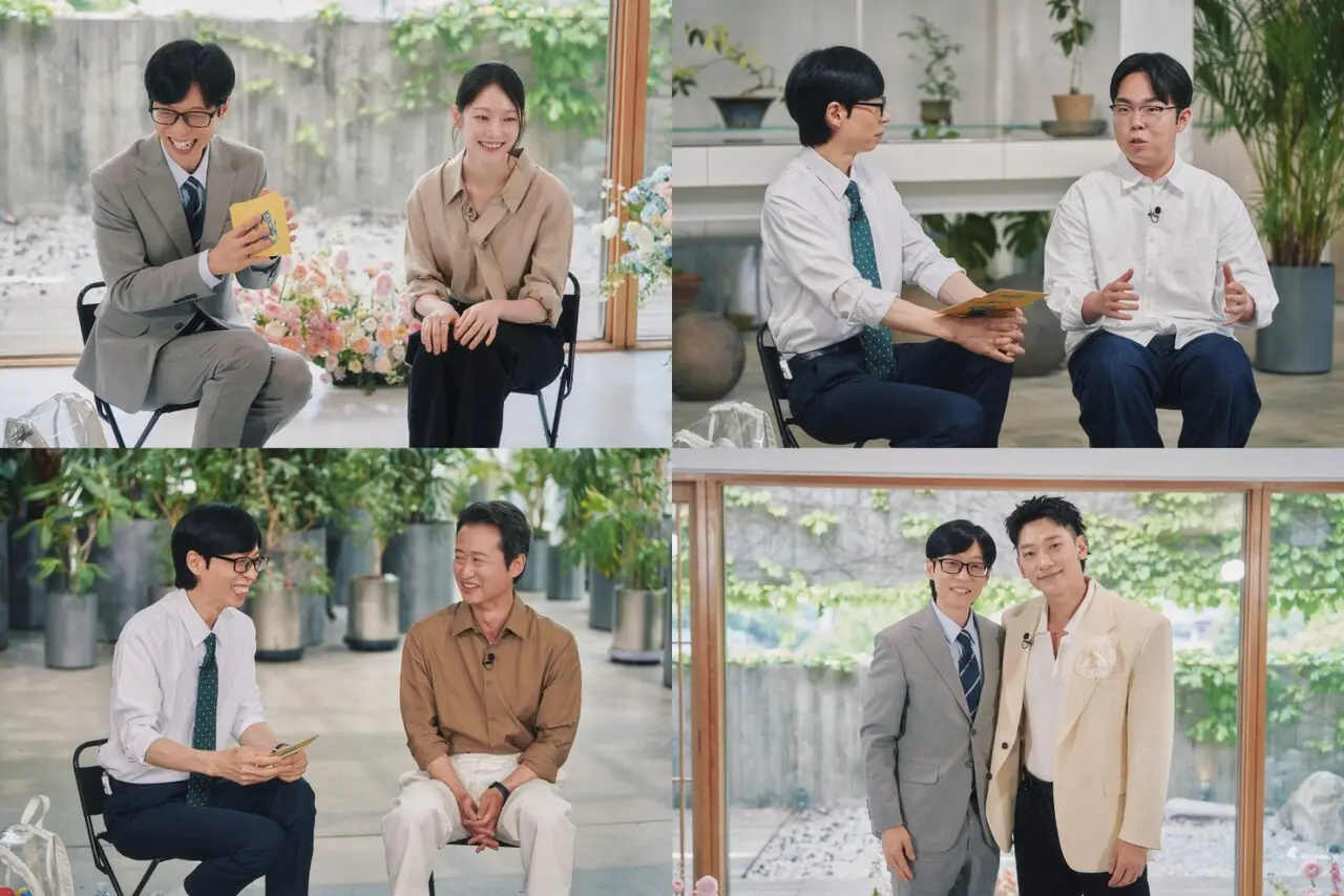 刘承睦参加tvN王牌脱口秀You Quiz节目现场宣传照片